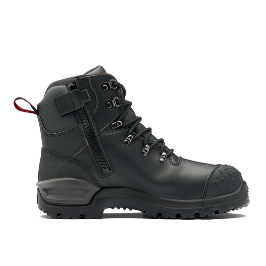 John Bull Rockhopper 3.0 Safety Boots with microfibre upper, Sympatex bootie, steel toe cap, TPU toe guard, and heavy-duty sole ideal for Kiwi's waterproof protection needs in workplace safety.