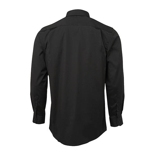 Load image into Gallery viewer, JB's Urban L/S Poplin Shirt features a classic design with a 2-piece collar, front chest pocket, and long sleeves with adjustable cuffs, ideal for workplace settings and uniforms.