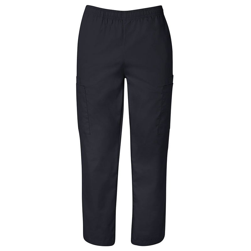 Load image into Gallery viewer, JB’s Unisex Scrubs Pant featuring a classic fit with a fully elasticated waist and drawcord, equipped with 2 front pockets, hidden coin pocket, key loop, and 4 cargo pockets with pen insert.