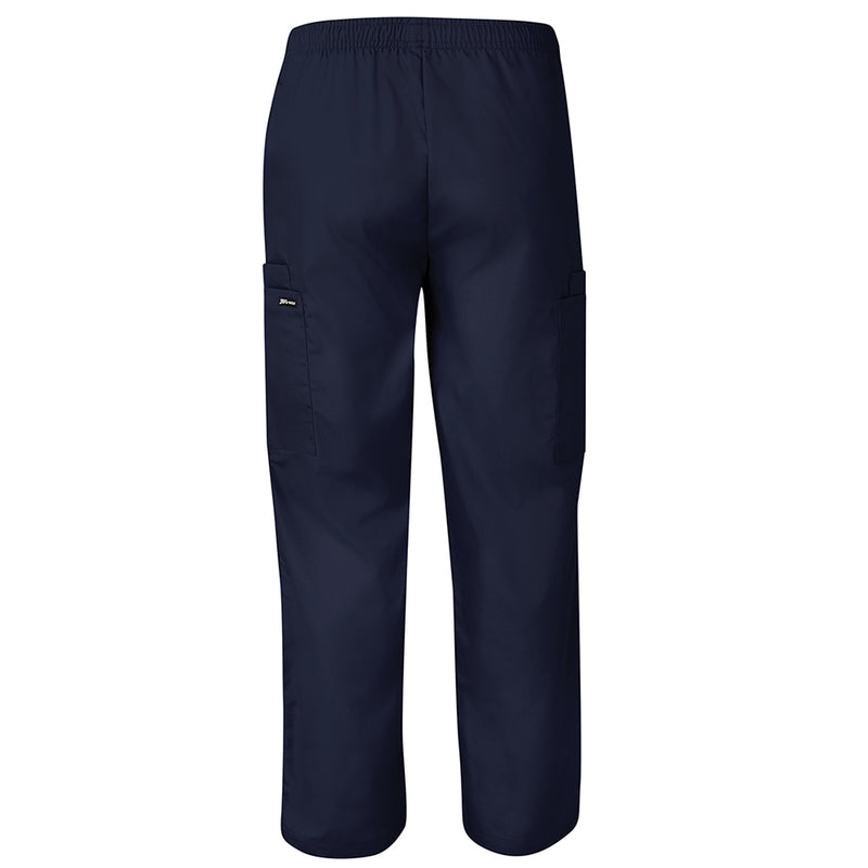 Load image into Gallery viewer, JB’s Unisex Scrubs Pant featuring 2 front pockets with a hidden coin pocket, key loop, 4 cargo pockets with pen insert, and a fully elasticated waist with drawcord for versatile workplace functionality.