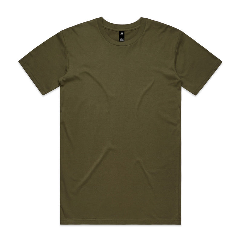 Load image into Gallery viewer, AS Colour 5001 Mens Staple Tee, a classic regular fit tee, showcases neck ribbing, side seams, and double needle hems, emphasizing durability and comfort, aligning with Active Safety's commitment to reliable workwear.