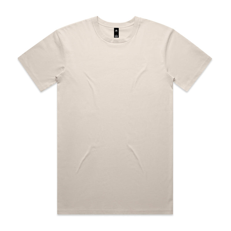 Load image into Gallery viewer, AS Colour 5001 Mens Staple Tee, crafted from 180 GSM 100% combed cotton, featuring neck ribbing and double needle hems, ideal for screen printing and embroidery, combining durability and classic style.