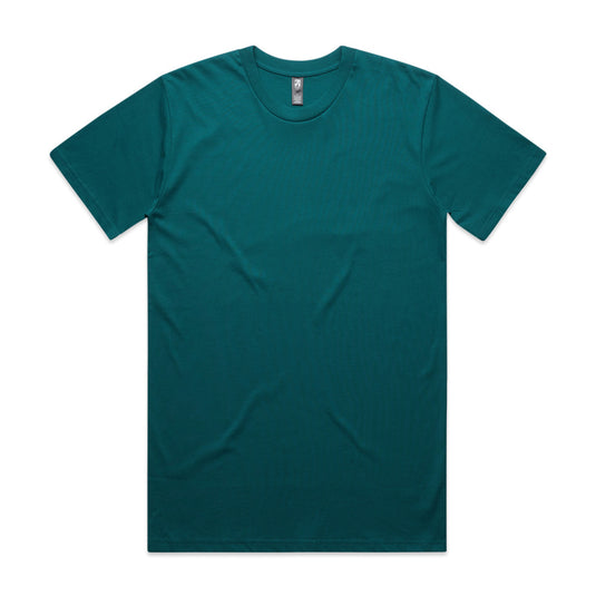 AS Colour 5026 Mens Classic Tee features a relaxed fit with durable construction, perfect for screen printing. Ideal for workwear, it boasts neck ribbing, side seams, and double needle hems for lasting quality.