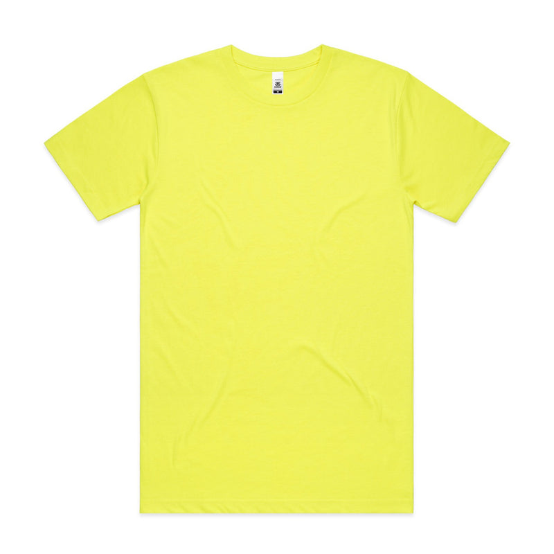 Load image into Gallery viewer, AS Colour 5050F Mens Block Safety Tee, featuring a regular fit with neck ribbing and side seams. Designed as a hi-vis safety garment, ideal for workwear, offering UPF 50+ protection.