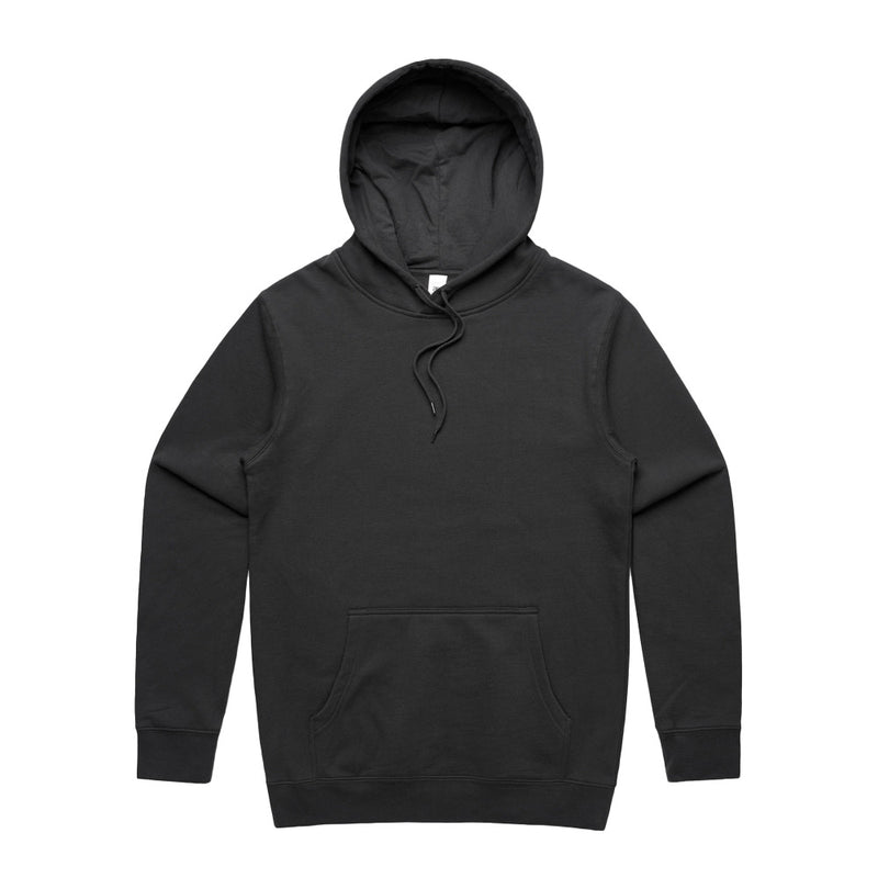 Load image into Gallery viewer, AS Colour 5102 Mens Stencil Hoodie, showcasing a regular fit with a lined hood, kangaroo pocket, and ribbed cuffs, made from sustainable cotton and recycled polyester fleece, ideal for safety-focused workwear.