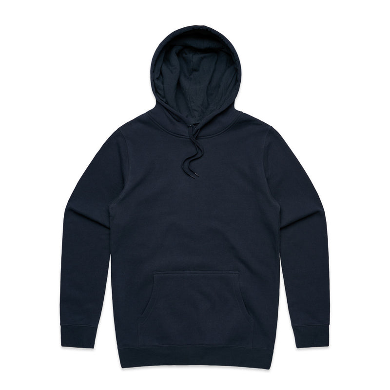 Load image into Gallery viewer, The AS Colour 5102 Mens Stencil Hoodie showcases a regular fit with a lined hood and kangaroo pocket, made from durable anti-pill fleece, ideal for screen printing and sustainable workwear solutions.