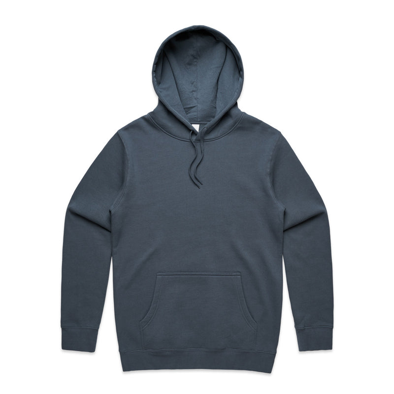 Load image into Gallery viewer, AS Colour 5102 Mens Stencil Hoodie, showcasing a regular fit with a lined hood, kangaroo pocket, and ribbed cuffs, crafted from sustainable cotton and recycled polyester blend, ideal for durable workwear.