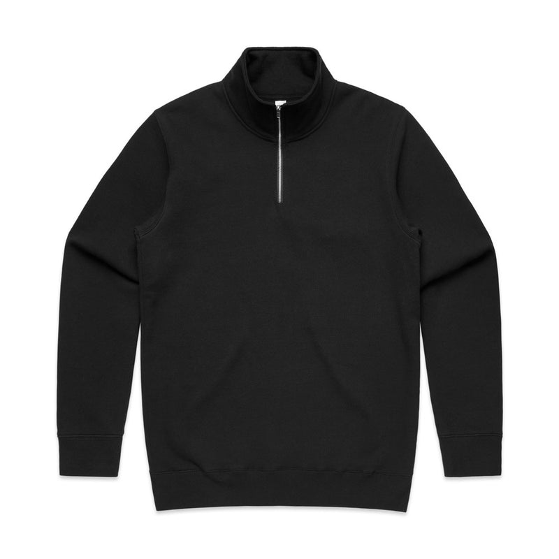 Load image into Gallery viewer, AS Colour 5125 Mens Stencil Half Zip Jumper featuring a mock neck, silver SBS zip, ribbed cuffs and hem, crafted from mid-heavy weight anti-pill fleece, ideal for active and safety-oriented environments.