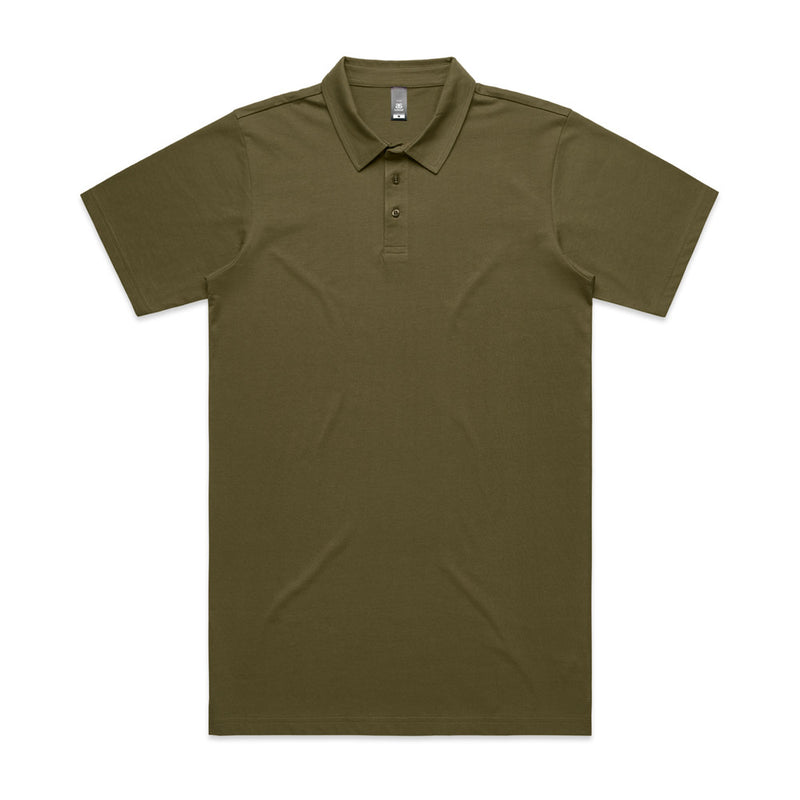 Load image into Gallery viewer, AS Colour 5402 Mens Chad Polo, a short sleeve collared shirt with a 3-button placket and split side details, designed in heavy weight, 100% combed cotton, ideal for workplace uniforms and custom branding.