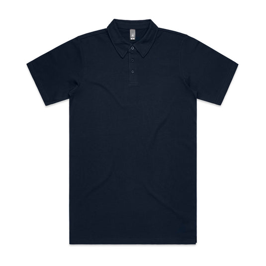 AS Colour 5402 Mens Chad Polo, a slim-regular fit, short sleeve polo with a 3-button placket and side splits, crafted from heavyweight 100% combed cotton, ideal for screen printing and embroidery.