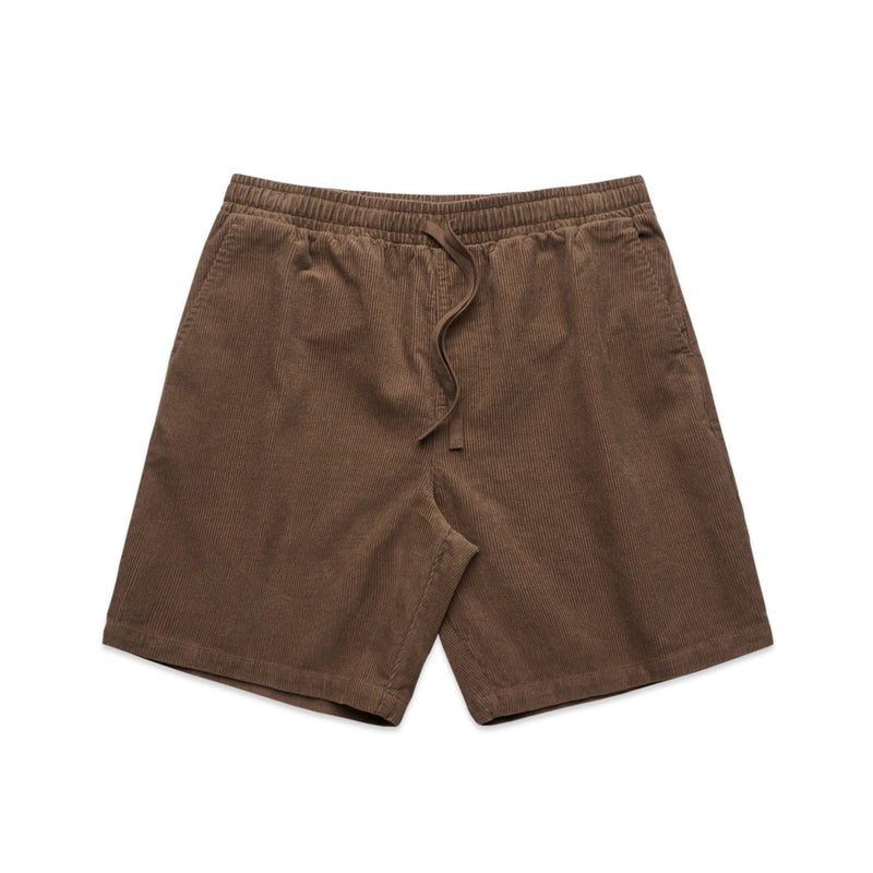 Load image into Gallery viewer, AS Colour 5941 Men's Cord Shorts feature a regular fit with an elasticated waistband, tonal drawcord, and multiple pockets, crafted from mid-weight, 100% cotton corduroy, ideal for workwear and embroidery.