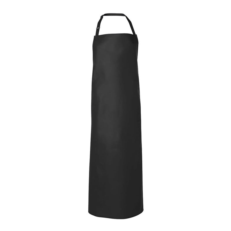 Load image into Gallery viewer, JB's Heavy Duty Vinyl Apron 90 x 120cm features robust PVC material with metal eyelets and adjustable herringbone straps, ideal for safety and workwear applications.
