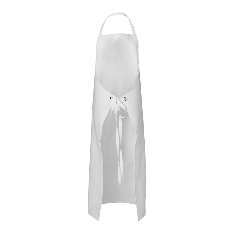 Load image into Gallery viewer, JB's Heavy Duty Vinyl Apron 90 x 120cm features metal eyelets and adjustable herringbone straps. Ideal for safety and durability, this apron is perfect for workplace protection and utility.