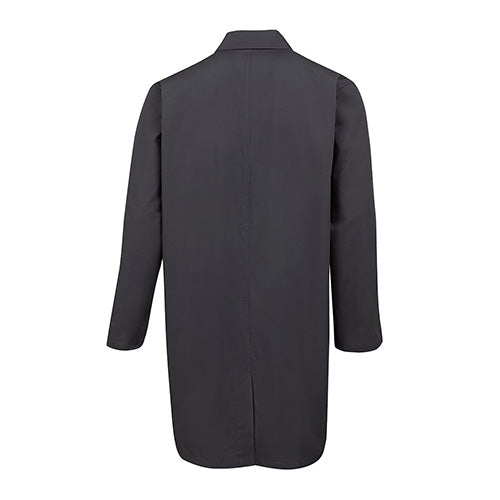 Load image into Gallery viewer, JB's Lab/Dust Coat features a long collar with a chest pocket, two hand pockets, and a hidden mobile phone pocket, offering a blend of durability and comfort ideal for workplace safety.