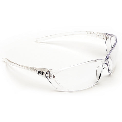 Pro Richter Safety Glasses: Clear, featuring medium impact design with anti-fog and anti-scratch lenses, ideal for eye protection in hazardous environments. Perfect for safety-conscious professionals seeking reliable PPE gear.