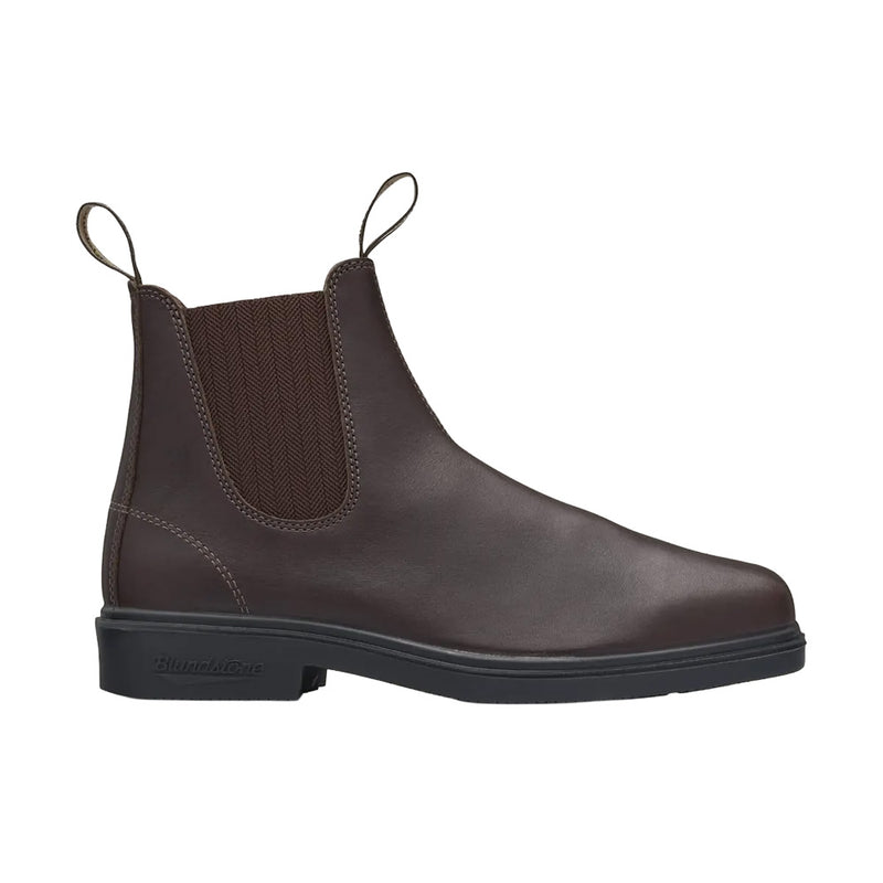 Load image into Gallery viewer, Blundstone 659 Non-Safety Boot, Brown features a sleek square toe and herringbone elastic, designed with a moulded footbed and TPU outsole for enhanced comfort and durability, ideal for work environments.