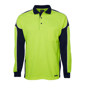JB's Hi Vis Arm Panel L/S Polo Shirt image