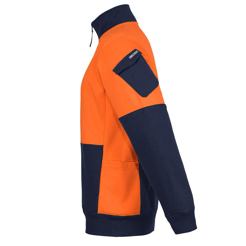 Load image into Gallery viewer, JB’s Hi Vis 350g ½ Zip Fleece