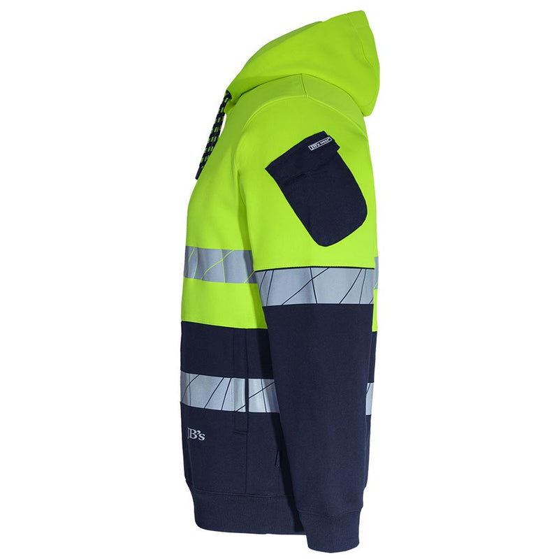Load image into Gallery viewer, JB’s Hi Vis 450g Segmented Tape Pullover Hoodie