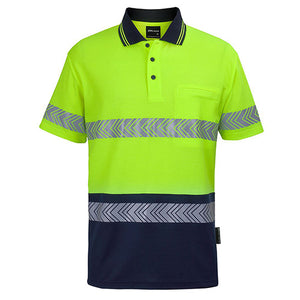 JB's Hi Vis Cotton Back Segmented Tape Polo Shirt image