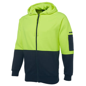 JB's Hi Vis Full Zip Fleece Hoodie image