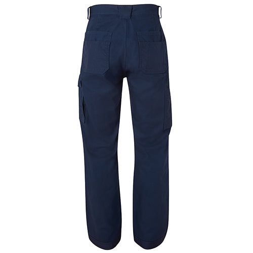 JB's Canvas Cargo Pants featuring durable 345gsm canvas duck weave, multiple functional pockets, and Cordura® reinforcements, ideal for workplace safety and comfort.