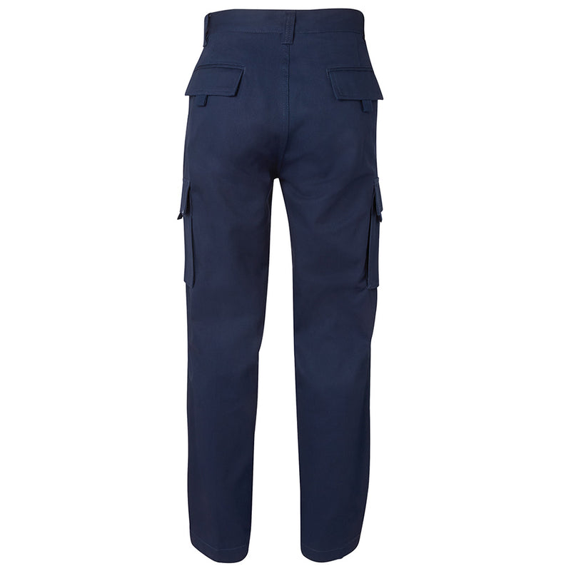 Load image into Gallery viewer, JB’s Mid Rise Cargo Trouser featuring cargo pockets with flaps, Velcro closure, front slant and welt pockets, belt loops, and durable construction, ideal for safety and workwear needs.