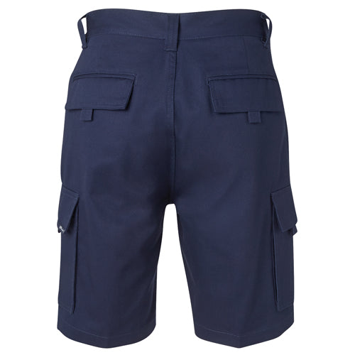 JB's Work Cargo Short featuring durable construction with cargo pockets, Velcro closures, and reinforced seams, ideal for workplace safety and comfort, aligning with Active Safety's commitment to high-quality workwear.