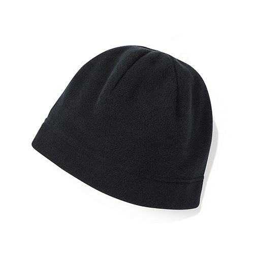 Load image into Gallery viewer, JB's Polar Fleece Beanie, a sleek, black headgear made from 100% polyester polar fleece, ideal for safety and work environments, offering comfort and warmth. Perfect for a range of uniform needs.