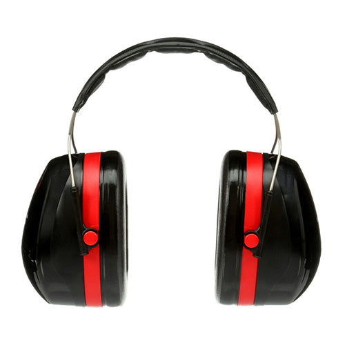 3M Peltor H540A Optime III Headband Earmuff Class 5, designed for extreme noise environments, shown in a close-up view emphasizing its robust structure and high-performance design for effective hearing protection.