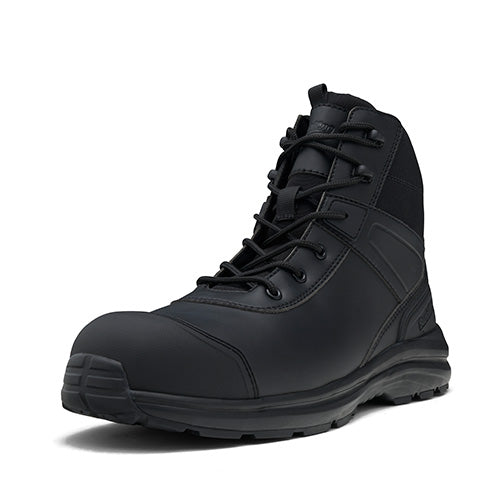 Load image into Gallery viewer, Blundstone 797 Safety Boots featuring a black design with laces, ideal for workplace safety, known for lightweight composite protection and slip-resistant soles, suitable for demanding environments and long hours of wear.