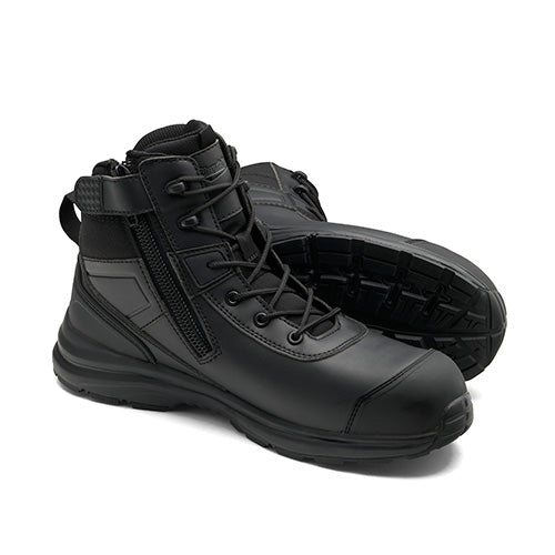 Load image into Gallery viewer, Blundstone 797 Safety Boots showcase sleek black design with reinforced composite toe caps and slip-resistant soles, ideal for extended comfort and protection in demanding work environments.