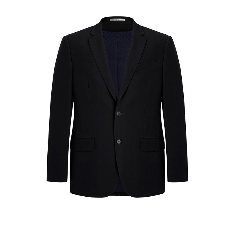 Load image into Gallery viewer, Biz Mens Siena 2 Button Jacket showcasing a structured fit with sophisticated pick stitching, designed for both corporate and functional roles, highlighting its premium fabric blend for comfort and durability.