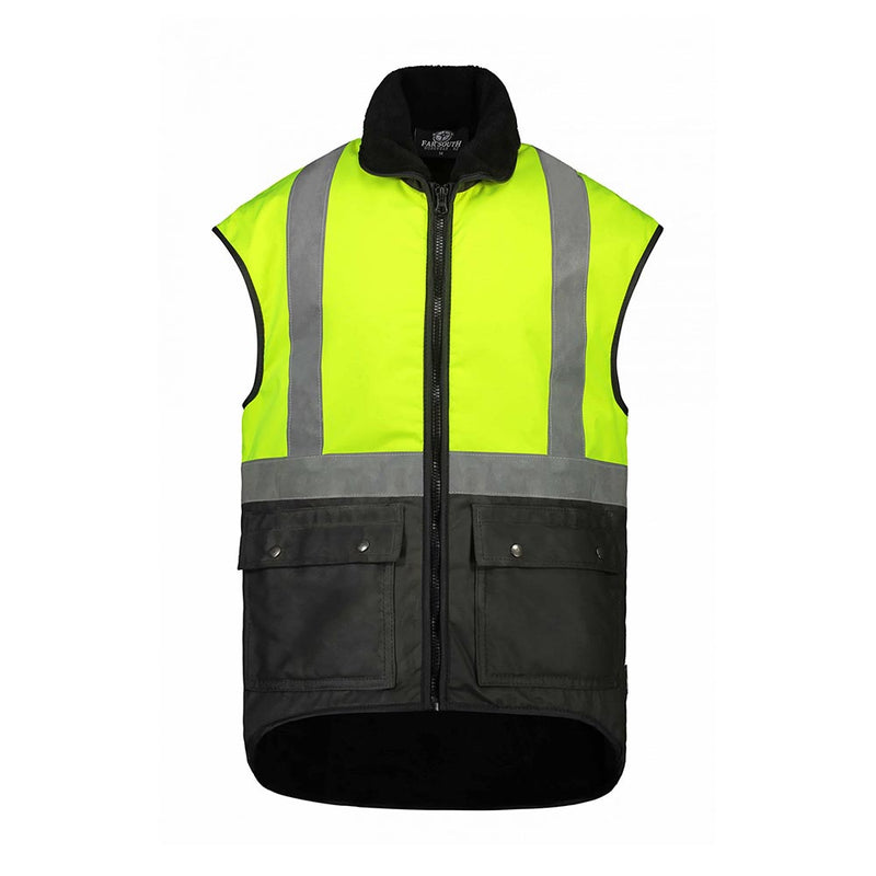 Load image into Gallery viewer, Far South Day Only Hi Vis Oilskin Vest