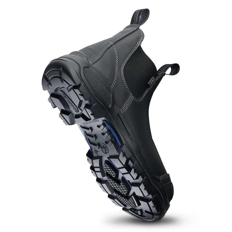 Load image into Gallery viewer, Blundstone RotoFlex 9001 Safety Boots, showcasing a rugged black upper and durable design features like a heavy-duty toe guard and GripTek® rubber outsole, ideal for demanding work environments.