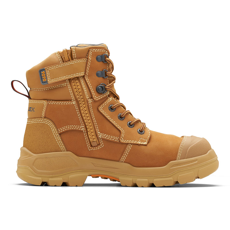 Load image into Gallery viewer, Blundstone RotoFlex MAX 9090 Safety Boots feature a robust design with premium nubuck leather, seven-row lace system, and industrial-grade zip, ideal for demanding environments.