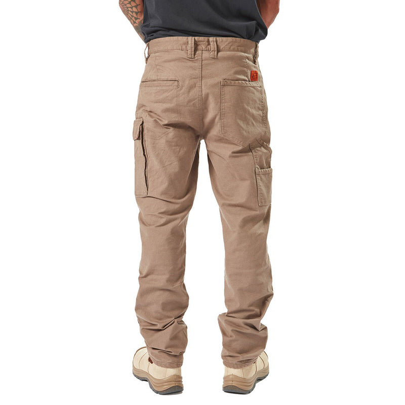 Load image into Gallery viewer, Volcom Workwear Caliper Pant showcased on a man, highlighting its modern fit with dual entry cargo and utility pockets, reinforced knees, and signature embroidery, ideal for durable workplace use.