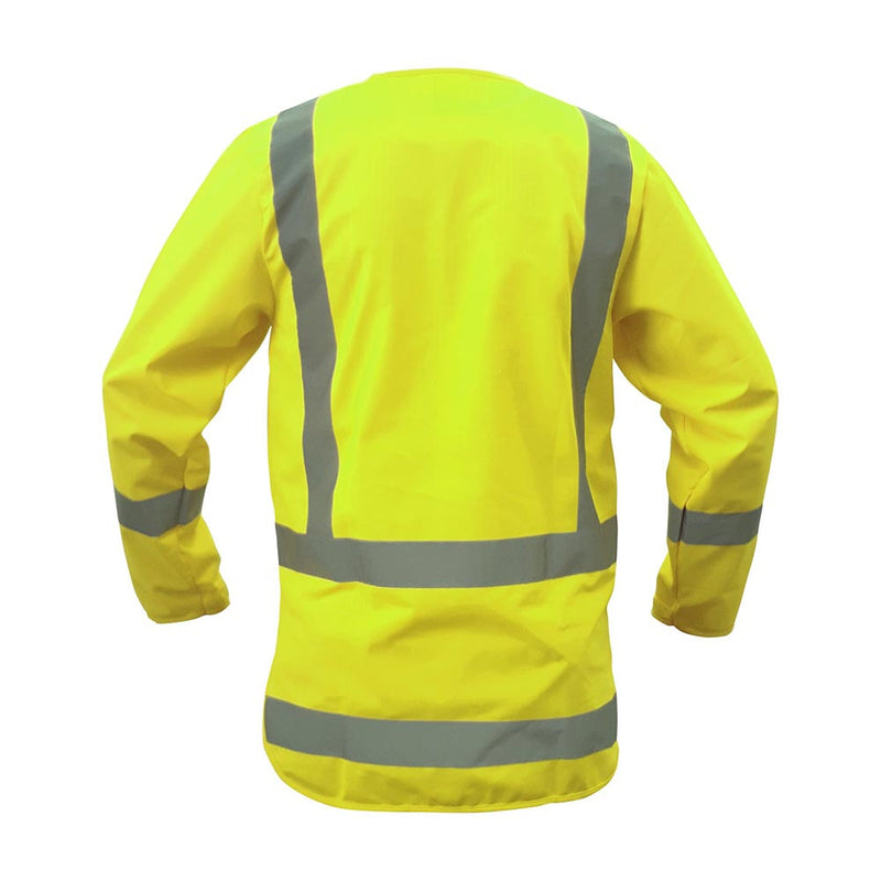 Load image into Gallery viewer, Esko Hi Vis Taped Long Sleeve Safety Vest, Yellow