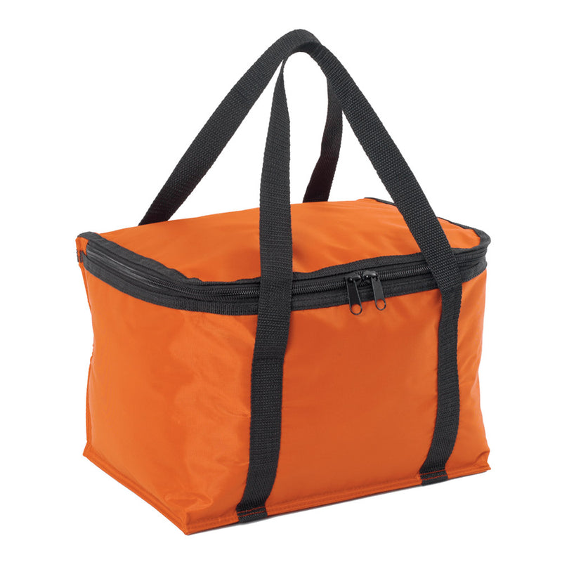 Load image into Gallery viewer, CoolMax Cooler with an 11-litre capacity, crafted from 420D polyester with PVC backing. Features a double zip lid, insulated interior, and long webbing handles, ideal for outdoor activities and workplace use.
