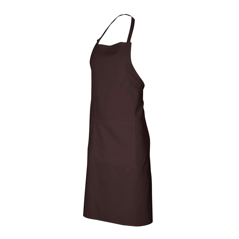 Load image into Gallery viewer, Biz Bib Apron with adjustable neck strap and large central pocket, featuring a unique towel loop and pen holder, ideal for culinary tasks and workplace settings. Crafted from durable polyester-cotton blend.