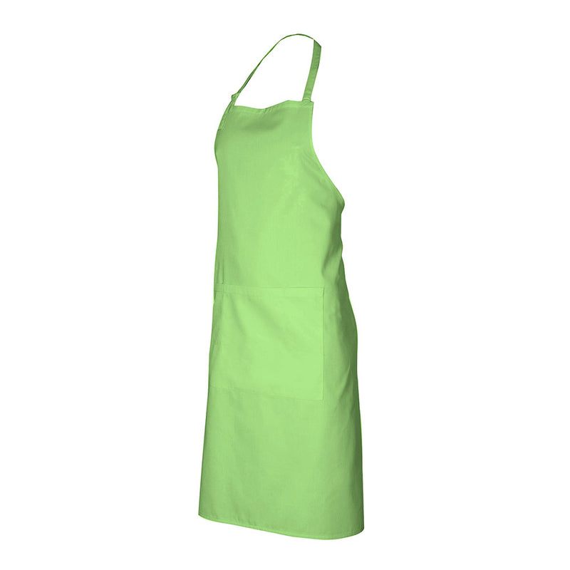 Load image into Gallery viewer, Biz Bib Apron featuring an adjustable halter strap and large central pocket with pen and bottle opener slots, designed for culinary tasks. Ideal for safety-focused environments, blending practicality with unique style.