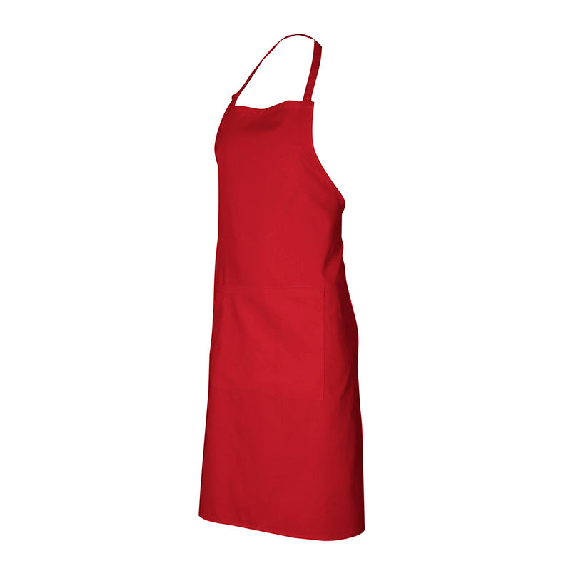 Load image into Gallery viewer, Biz Bib Apron featuring a unique adjustable halter strap, towel loop, and large front pocket with pen and bottle opener slots, ideal for culinary activities, aligning with Active Safety's commitment to quality workwear.