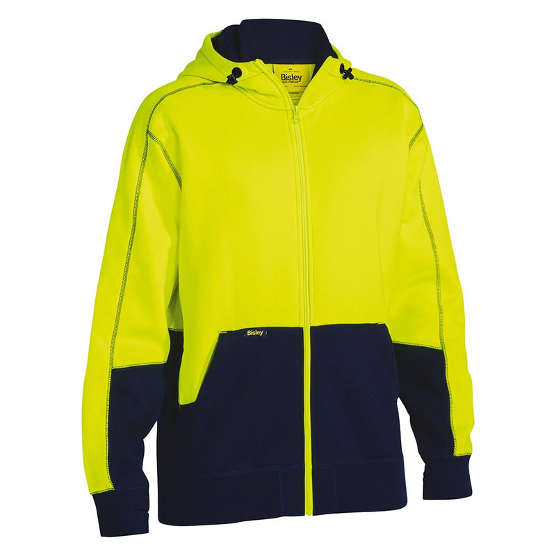 Load image into Gallery viewer, Bisley Hi Vis Full Zip Hoodie