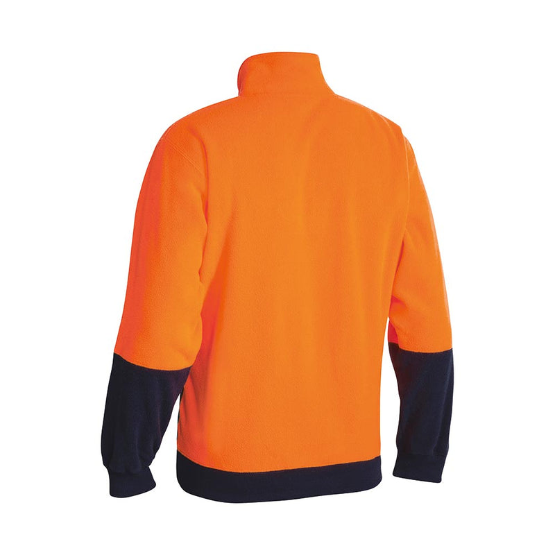 Load image into Gallery viewer, Bisley Hi Vis Polar Fleece Zip Pullover