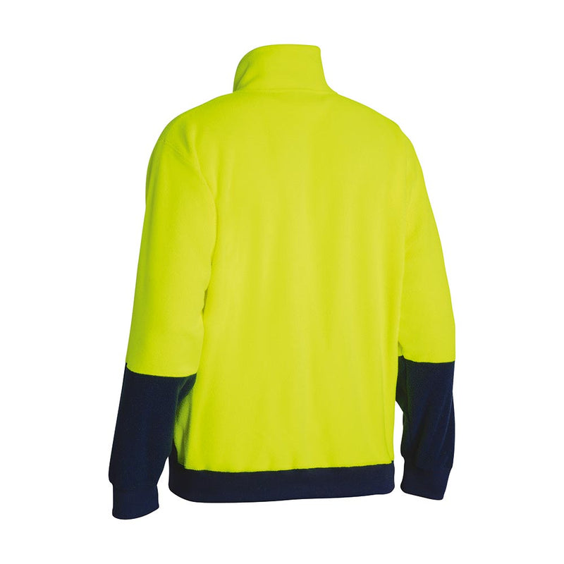 Load image into Gallery viewer, Bisley Hi Vis Polar Fleece Zip Pullover