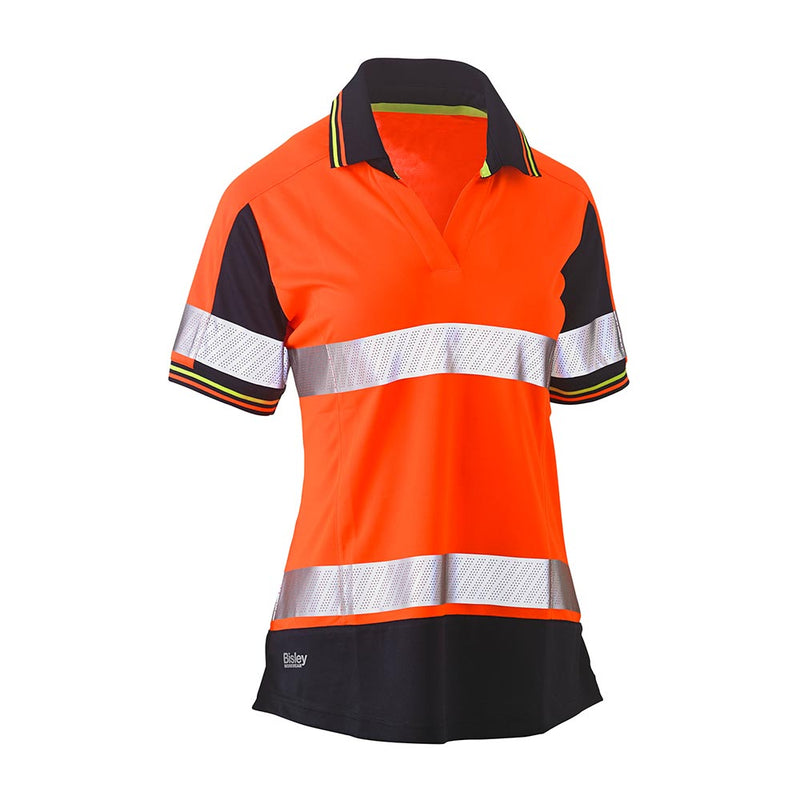 Load image into Gallery viewer, Bisley Womens Hi Vis Taped Polo Shirt