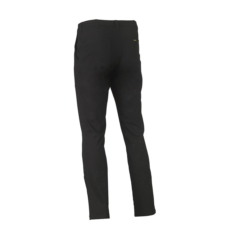 Load image into Gallery viewer, Bisley Stretch Cotton Drill Work Pants featuring a stretch fit, curved waistband, multiple pockets, and reinforced belt loops, designed for durability and comfort, ideal for safety and workplace environments.