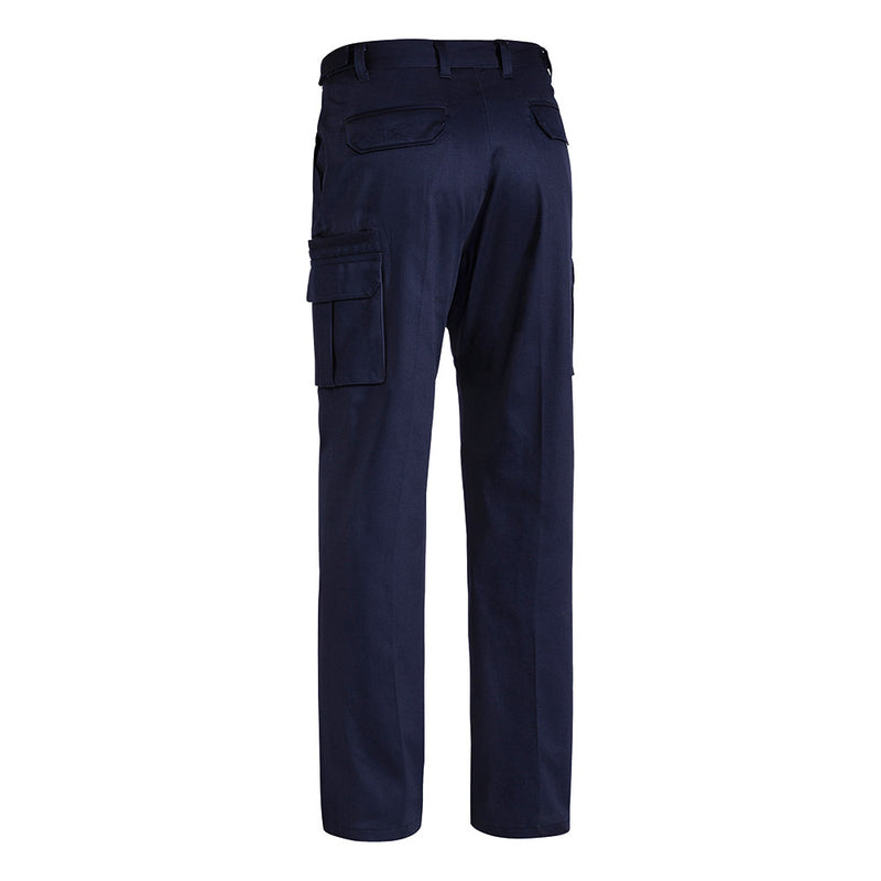 Load image into Gallery viewer, Bisley 8 Pocket Cargo Pant featuring adjustable side tabs, two angled side pockets, cargo pockets with flaps, and six reinforced belt loops, ideal for workplace safety and utility from Active Safety.