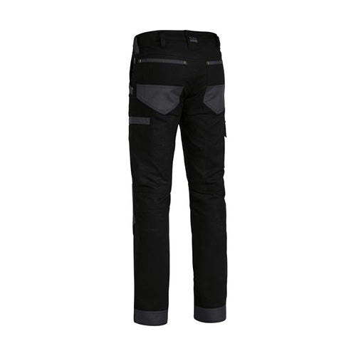 Load image into Gallery viewer, Bisley Flex & Move Stretch Pant showcasing reinforced knee areas, multifunctional pockets, and a curved waistband for comfort. Ideal for active work environments, aligning with Active Safety's emphasis on durable workwear.