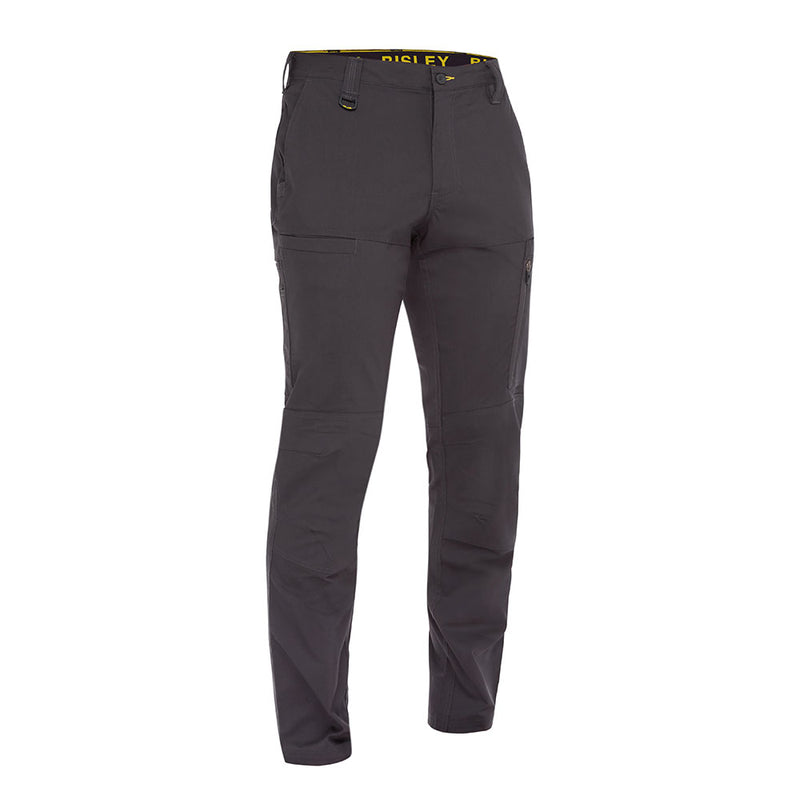 Load image into Gallery viewer, Bisley X Airflow Stretch Ripstop Vented Cargo Pant features straight-leg design, multiple pockets, reflective zip leg ventilation, reinforced knee, and belt loops, ideal for active safety and work environments.
